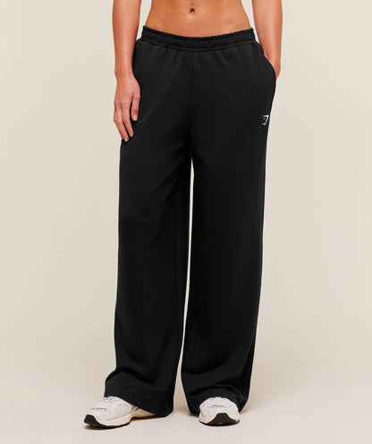 GYMSHARK Lifting Dipped Waistband Pants Black