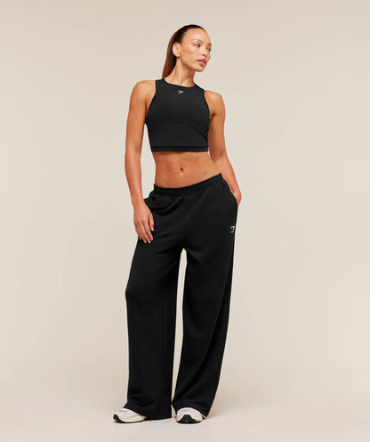 GYMSHARK Lifting Dipped Waistband Pants Black