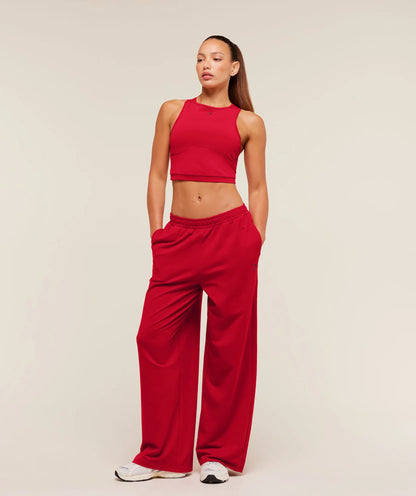 GYMSHARK Lifting Dipped Waistband Pants Carmine Red
