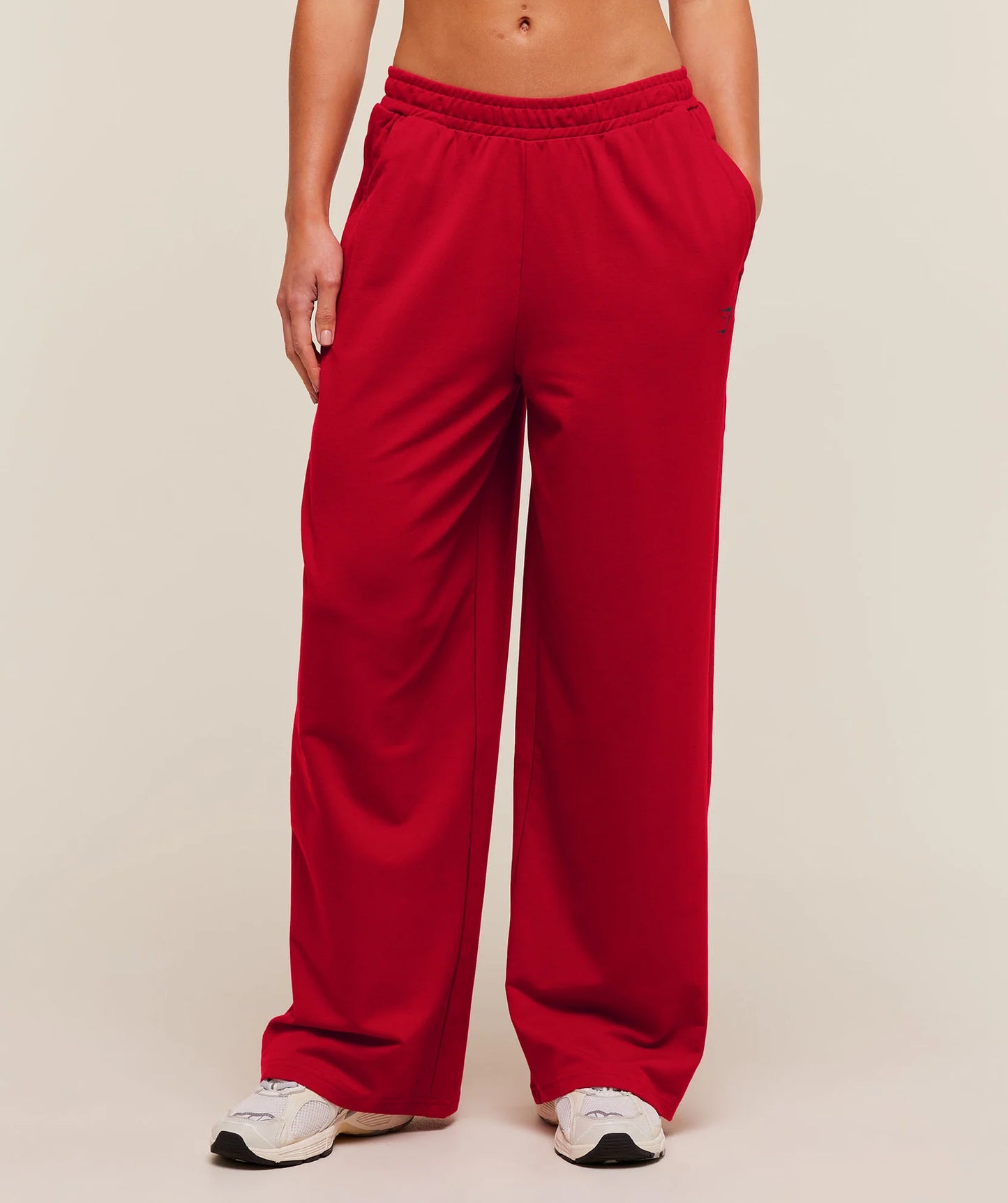 GYMSHARK Lifting Dipped Waistband Pants Carmine Red