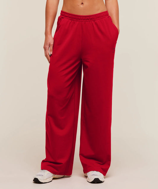 GYMSHARK Lifting Dipped Waistband Pants Carmine Red