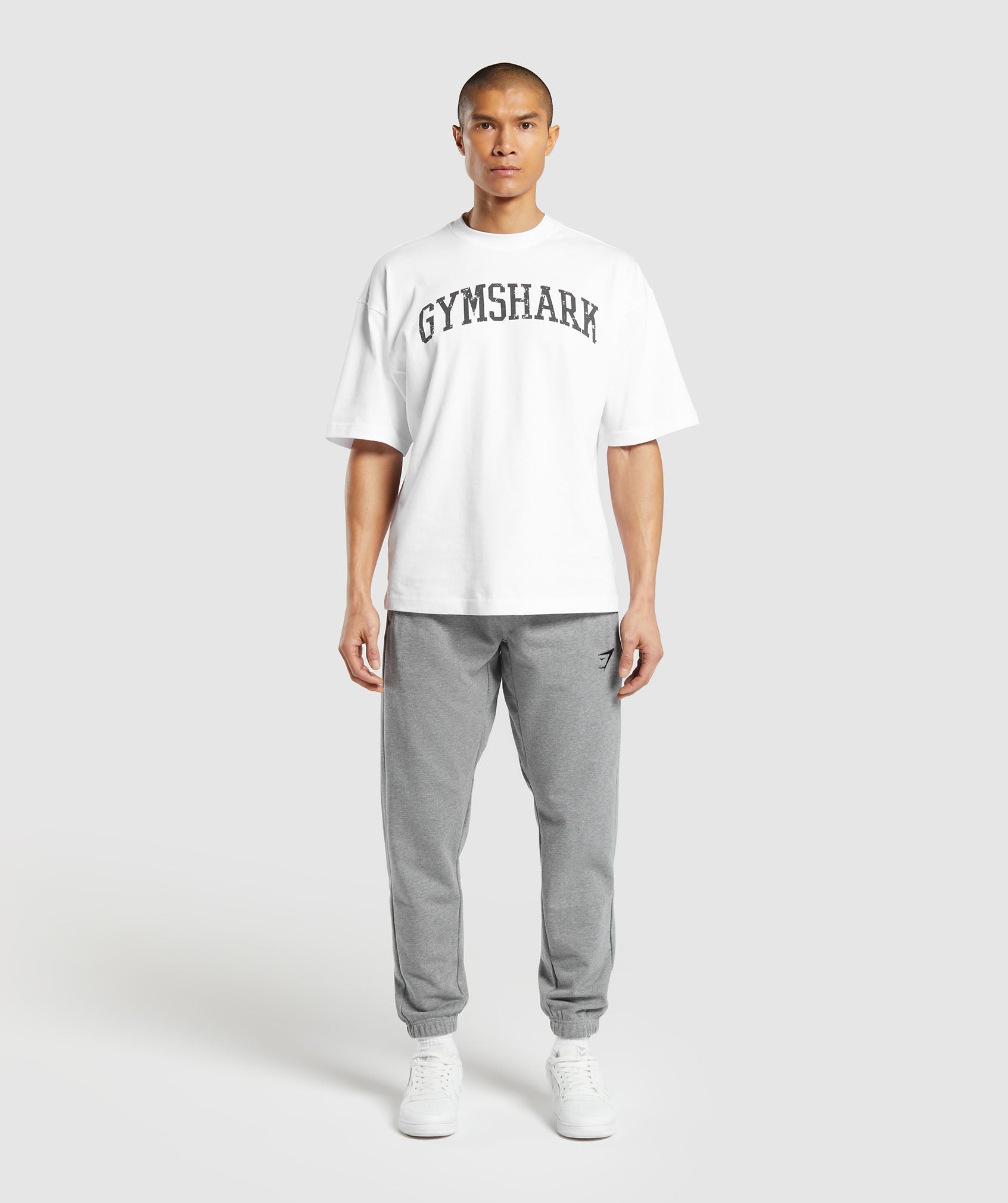 Gymshark Essential Oversized Joggers Charcoal Grey Marl — Gymshark | Authentic India