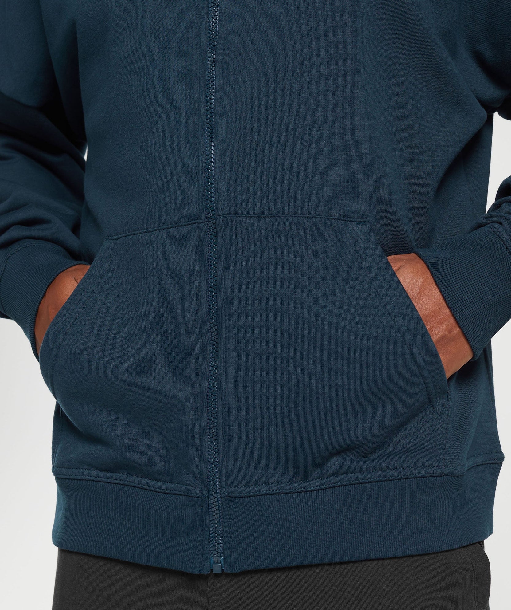 GYMSHARK Crest Oversized Zip Up Hoodie Navy — Gymshark | Authentic India