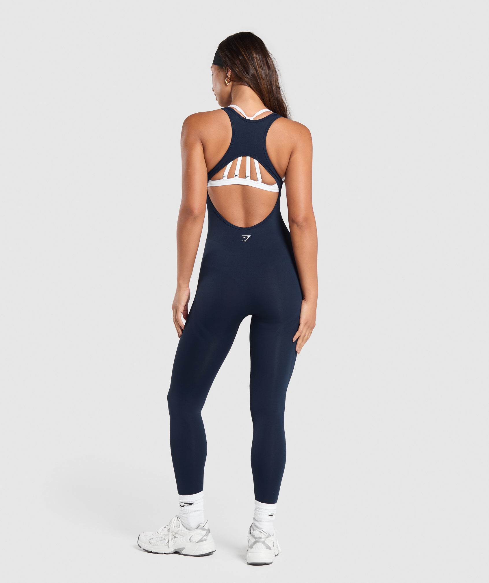 Women's Gymshark Everyday Seamless All In One Navy — Gymshark | Authentic India