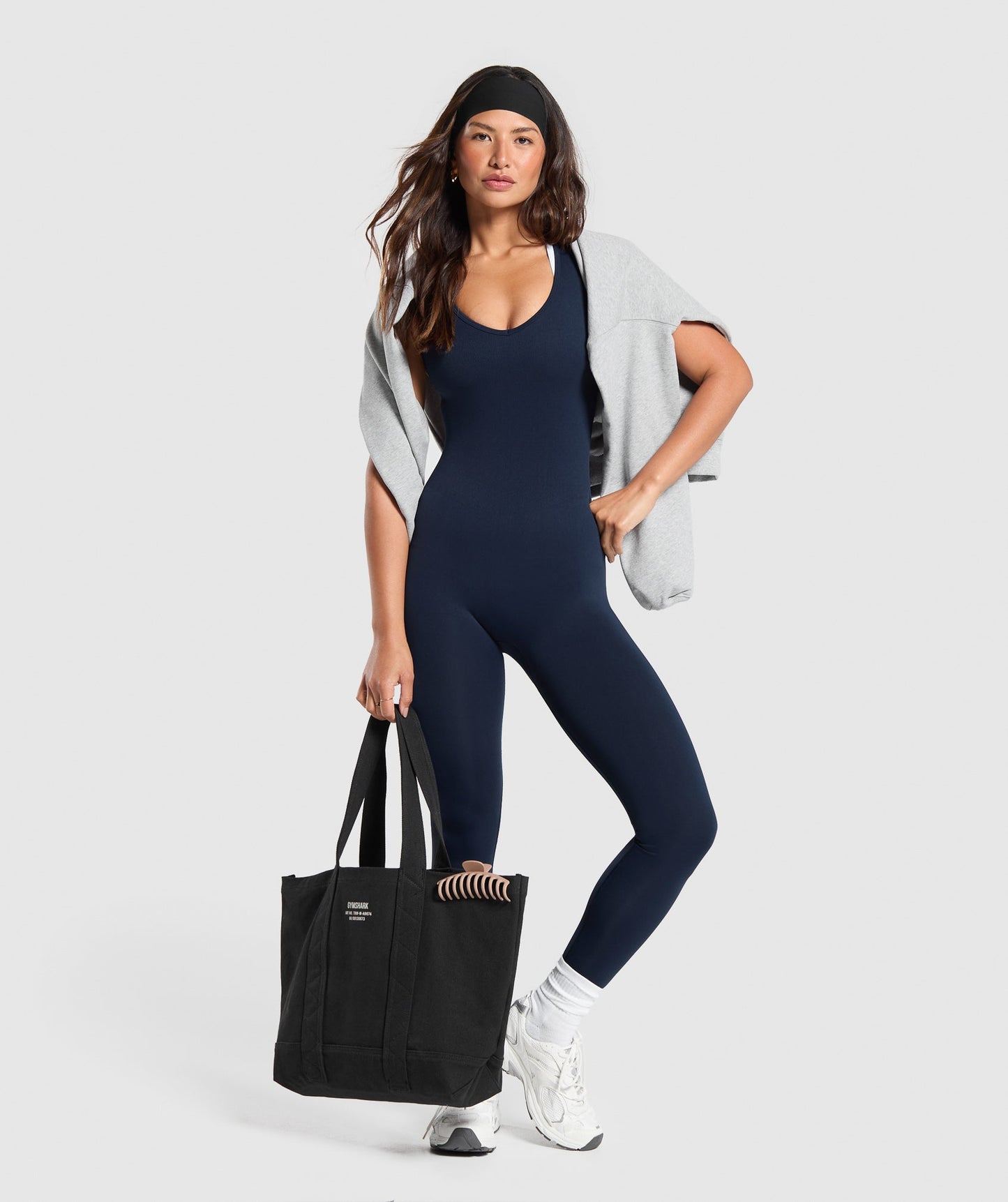 Women's Gymshark Everyday Seamless All In One Navy — Gymshark | Authentic India
