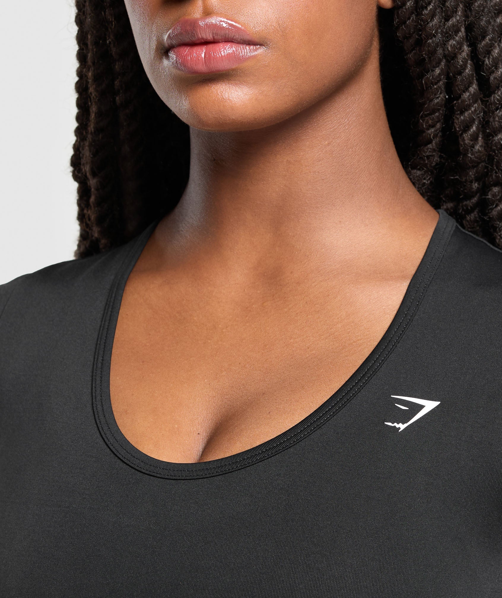 Women's Gymshark Everyday Seamless Tight Fit Crew Neck Tee Black — Gymshark | Authentic India