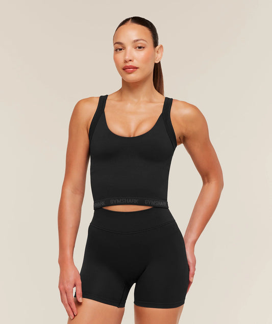 GYMSHARK Flex Reinvented Tank Top Black