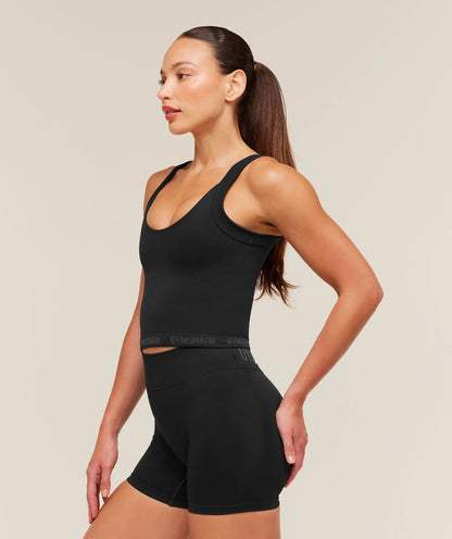 GYMSHARK Flex Reinvented Tank Top Black