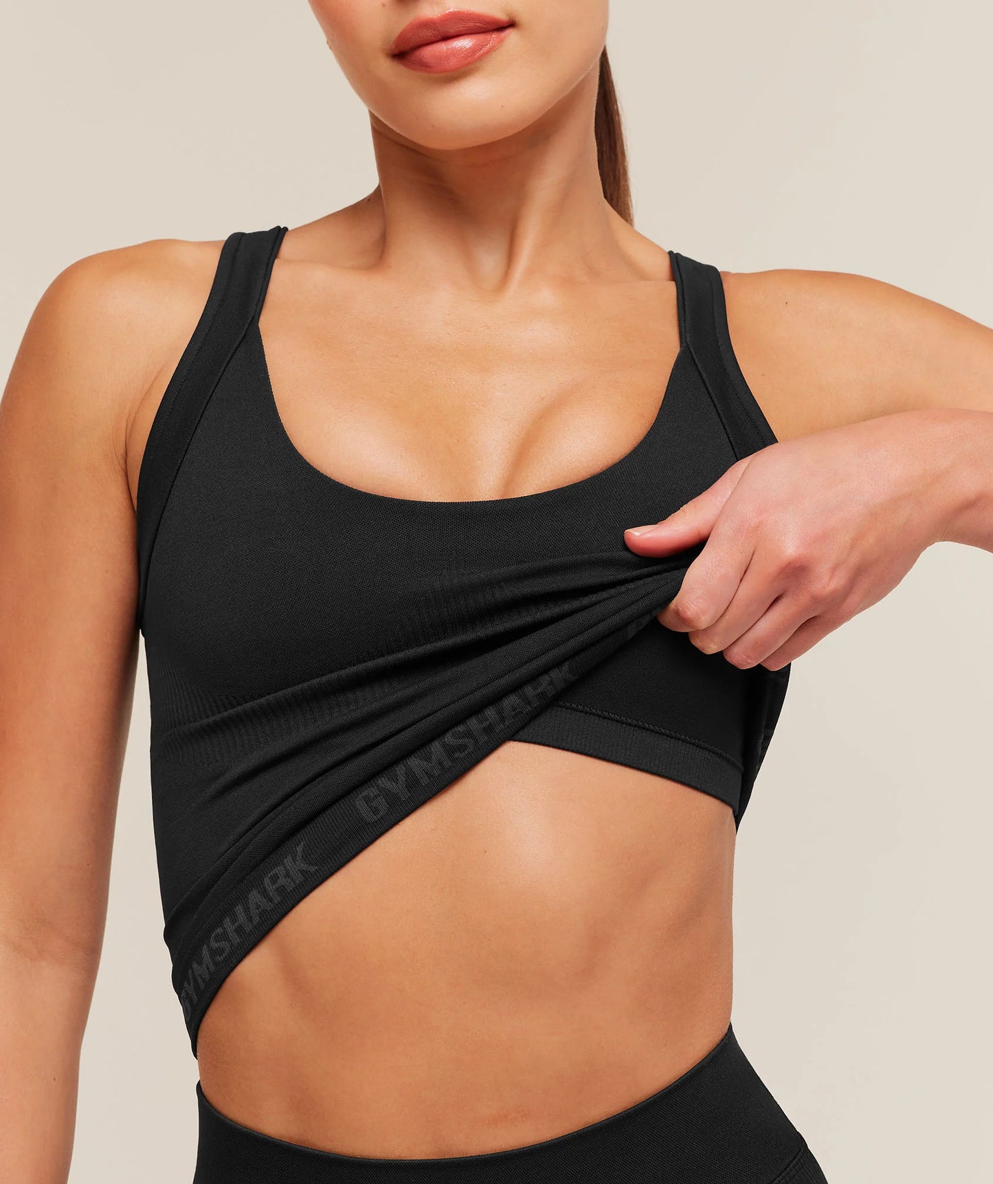 GYMSHARK Flex Reinvented Tank Top Black