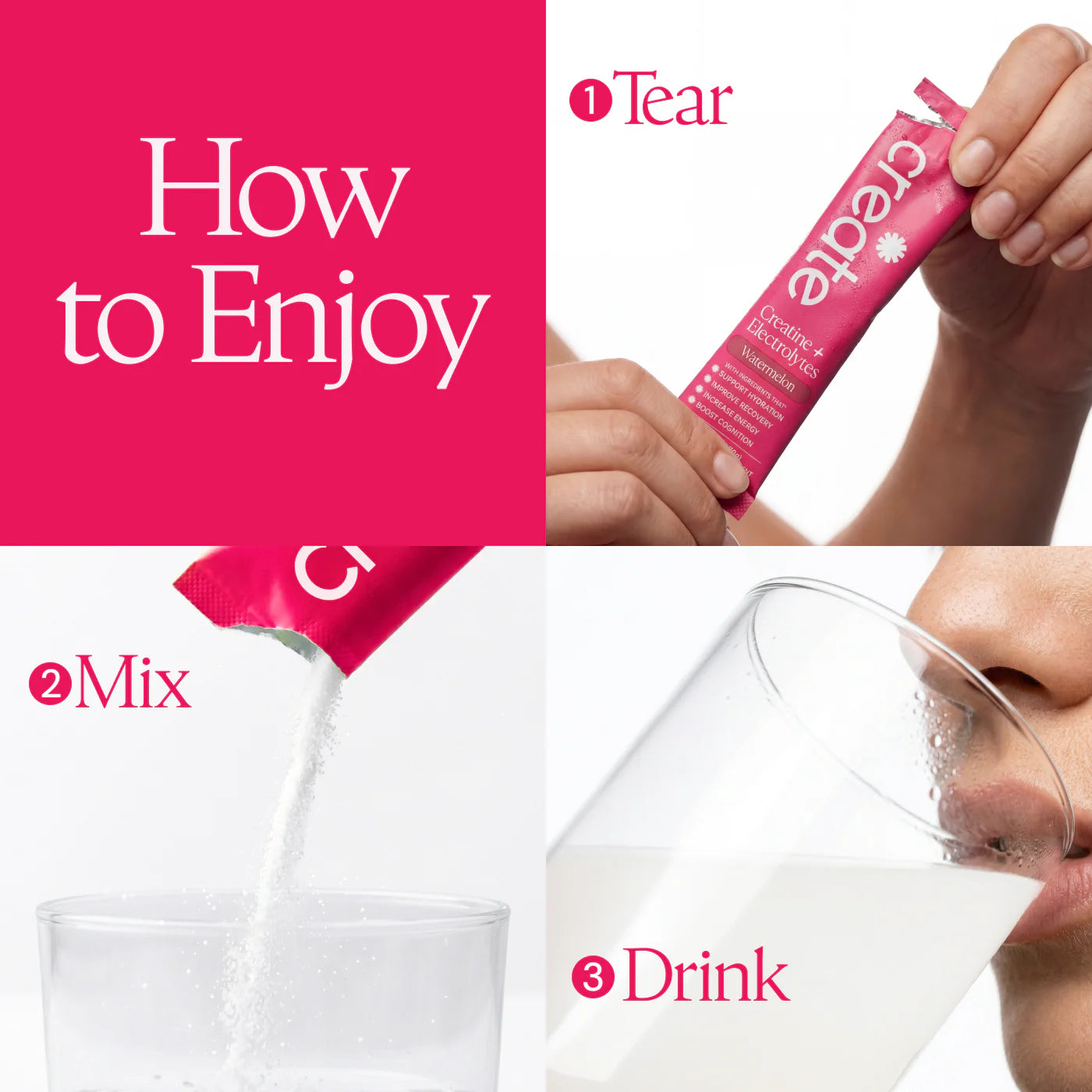 CREATE Creatine + Electrolytes Mix 'Watermelon'