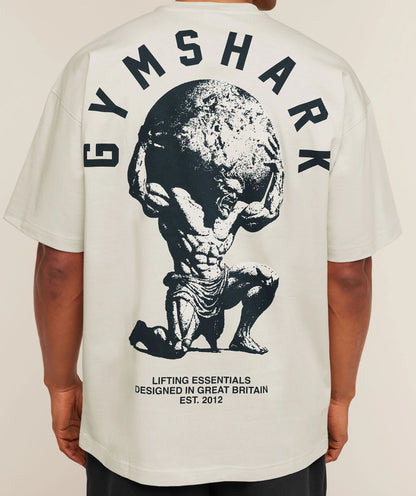 GYMSHARK Atlas T-Shirt Tinted White