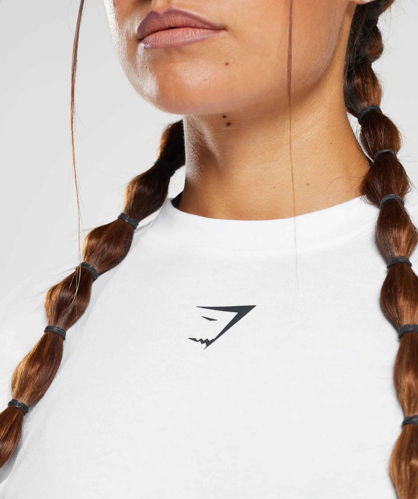 GYMSHARK Power Oversized T Shirt White — Gymshark | Authentic India