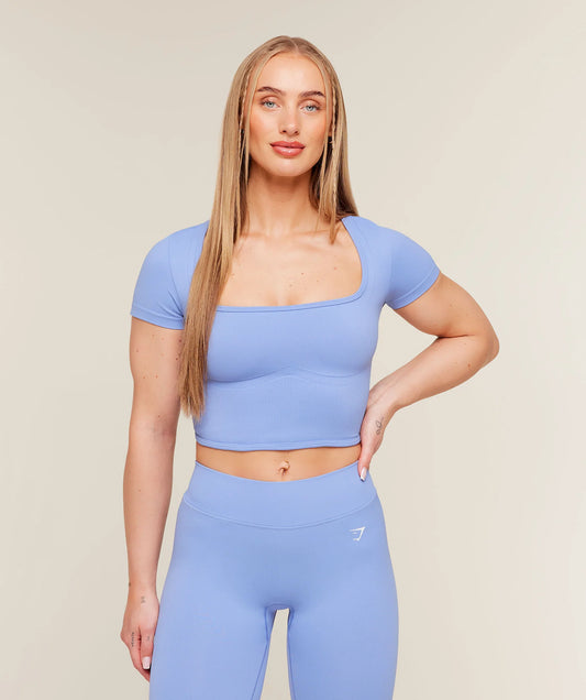 GYMSHARK Gymshark x Bratz Crop Top Steady Purple