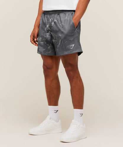 Gymshark x Frazetta Power Shorts Onyx Grey