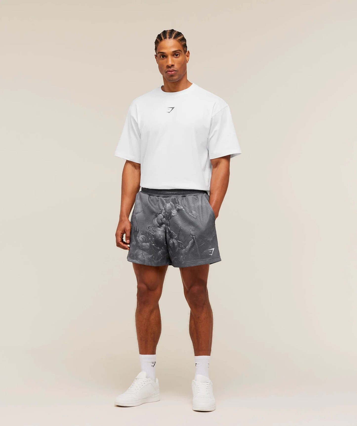Gymshark x Frazetta Power Shorts Onyx Grey
