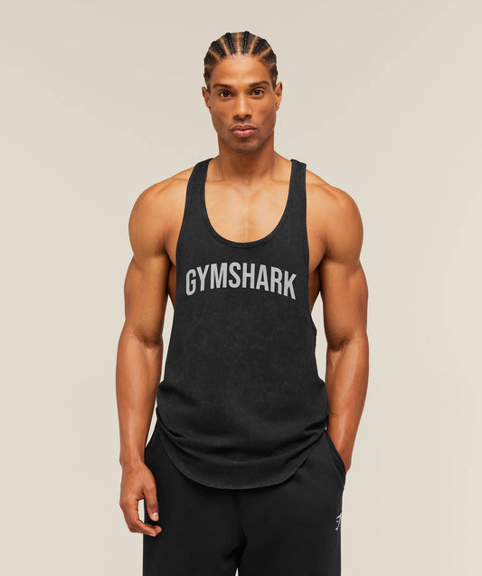 Gymshark x Frazetta Power Stringer Black