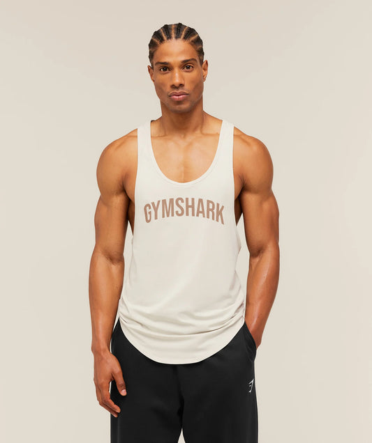 Gymshark x Frazetta Power Stringer Tinted White