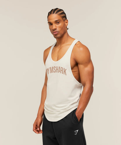 Gymshark x Frazetta Power Stringer Tinted White