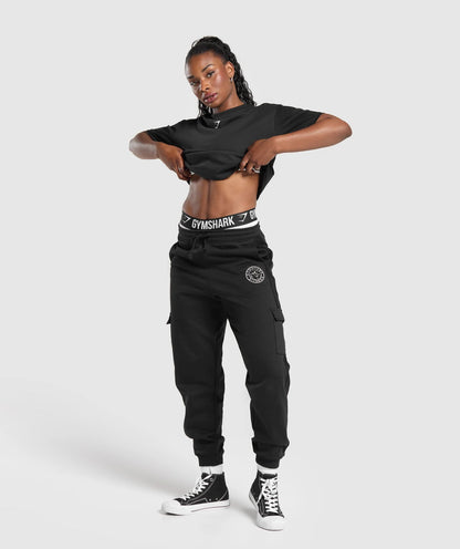 GYMSHARK Power Oversized T Shirt Black — Gymshark | Authentic India