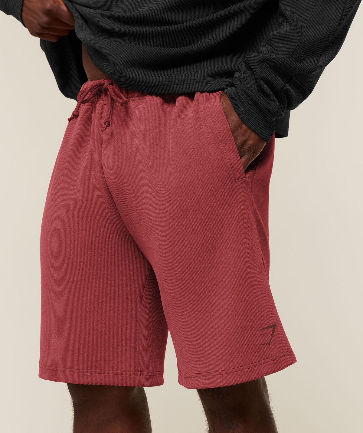 GYMSHARK X SAM SULEK SHORTS - Rust Red