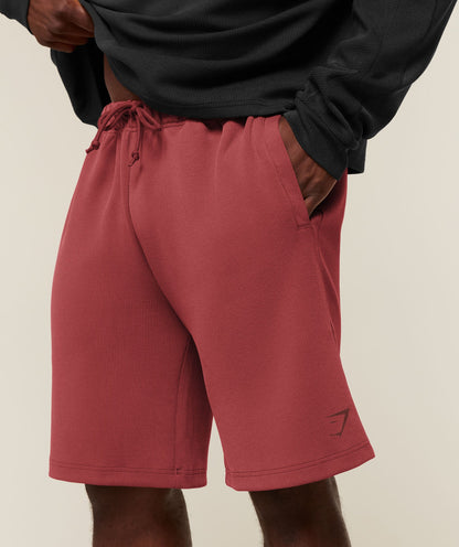 GYMSHARK X SAM SULEK SHORTS - Rust Red