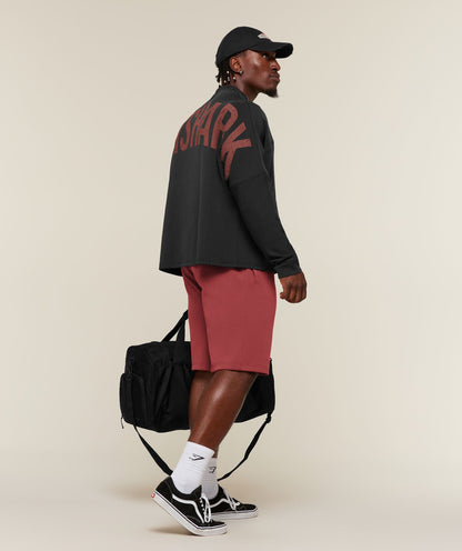 GYMSHARK X SAM SULEK SHORTS - Rust Red