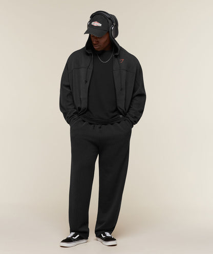 GYMSHARK X SAM SULEK OVERSIZED PANTS - Black