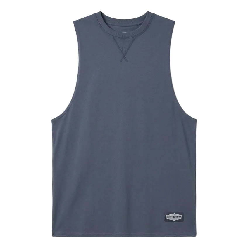 GYMSHARK X SAM SULEK TANK - Shadow Blue/Wash