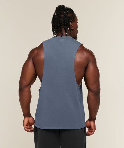 GYMSHARK X SAM SULEK TANK - Shadow Blue/Wash