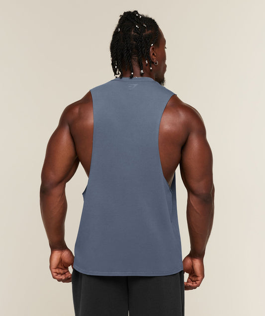 GYMSHARK X SAM SULEK TANK - Shadow Blue/Wash