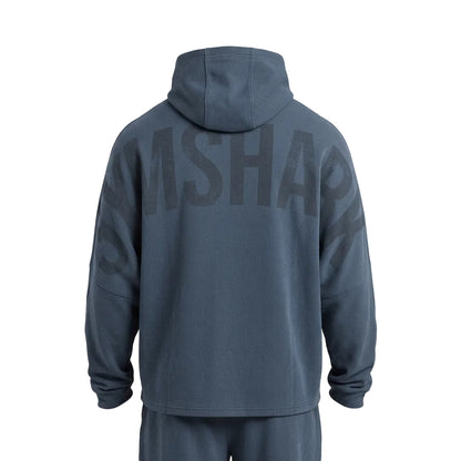 GYMSHARK X SAM SULEK ZIP THROUGH HOODIE - Shadow Blue