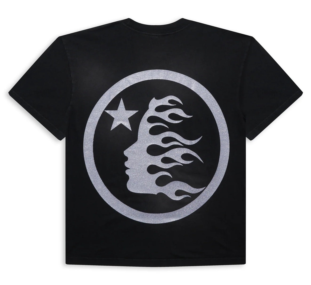 Hellstar Classic Glitter Logo Black Tee