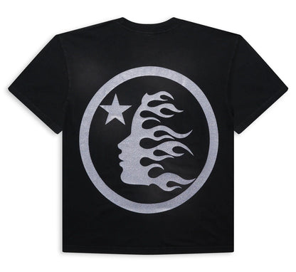 Hellstar Classic Glitter Logo Black Tee