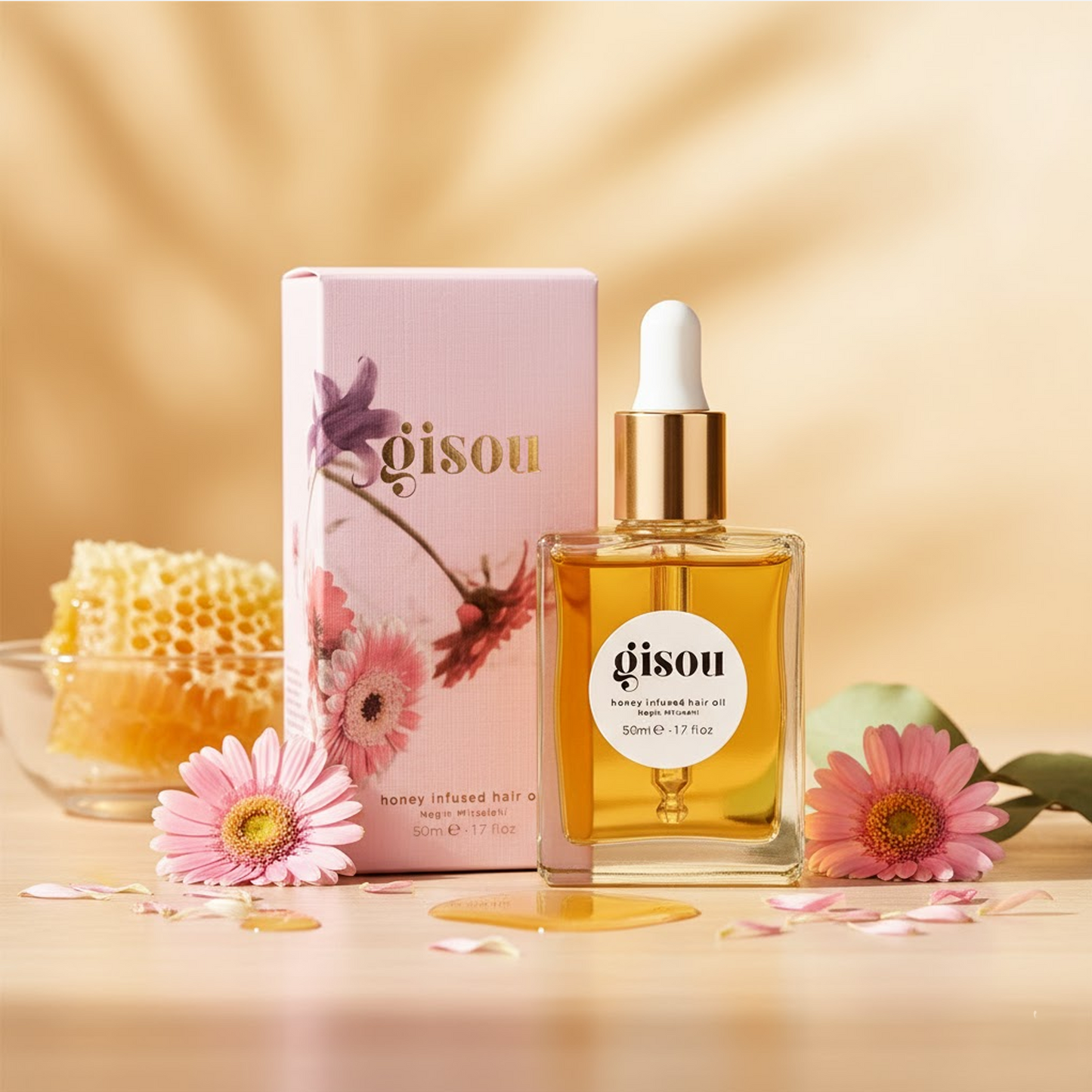 Gisou Honey Infused Hair Oil — GISOU | Authentic India