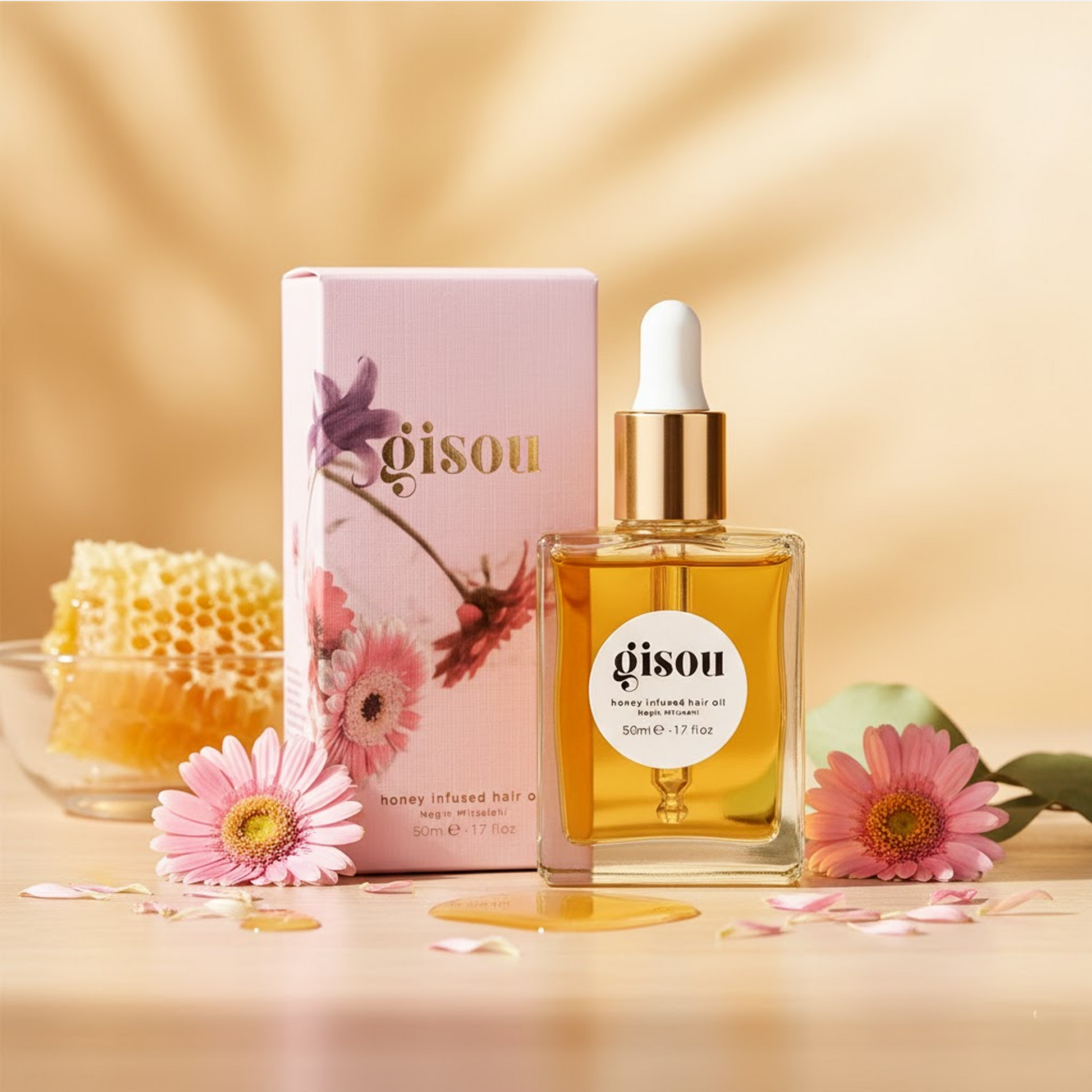 Gisou Honey Infused Hair Oil — GISOU | Authentic India