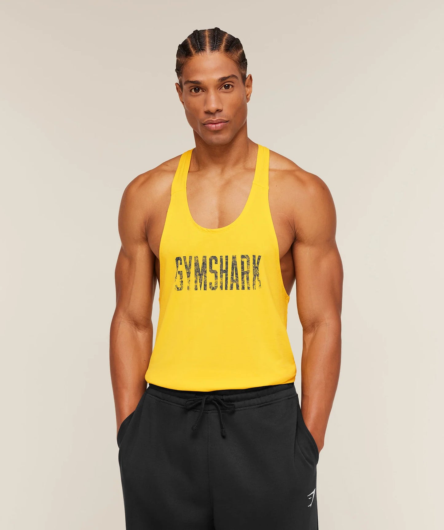 GYMSHARK Accent Tank Athletic Yellow