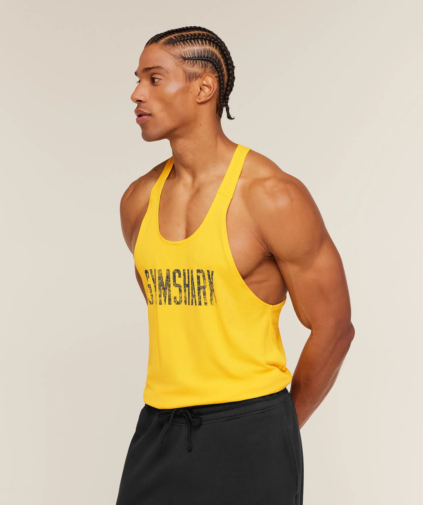 GYMSHARK Accent Tank Athletic Yellow