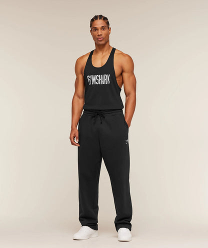 GYMSHARK Accent Tank Black