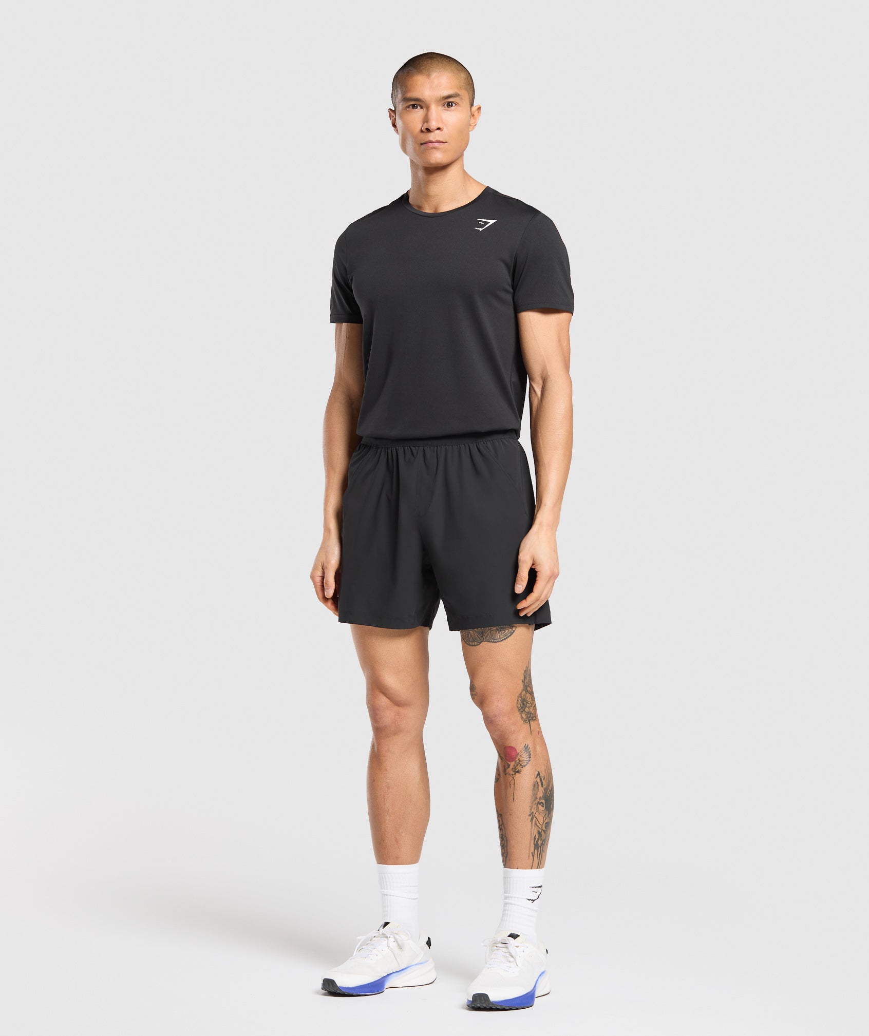 Gymshark Hybrid 6" Shorts Black — Gymshark | Authentic India