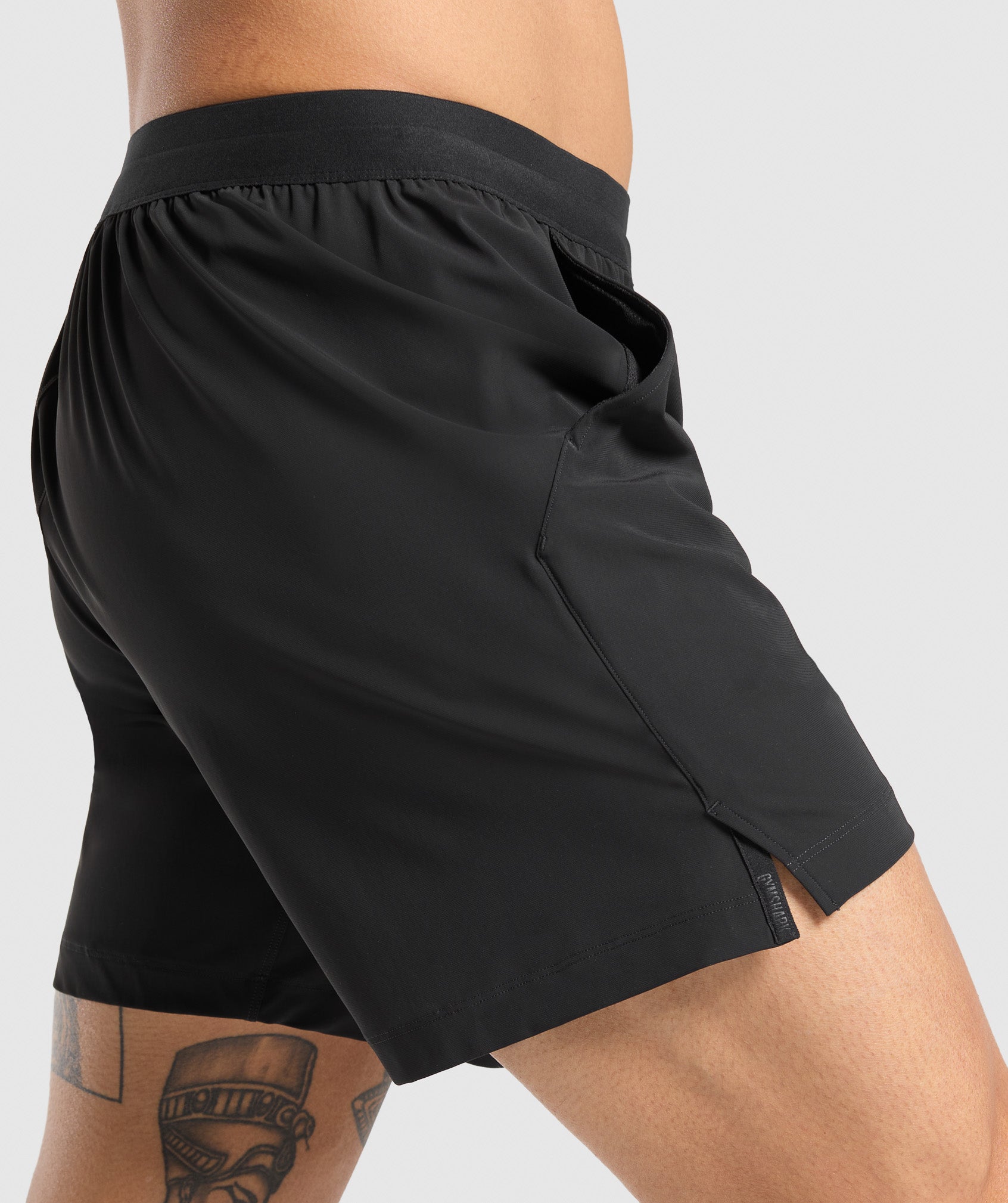 Gymshark Hybrid 6" Shorts Black — Gymshark | Authentic India