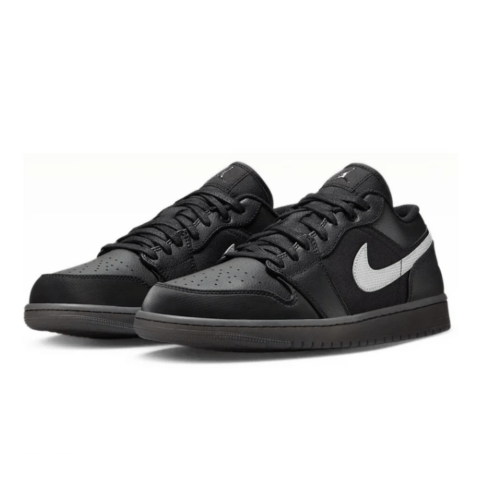Jordan 1 Low Black White Dark Smoke Grey