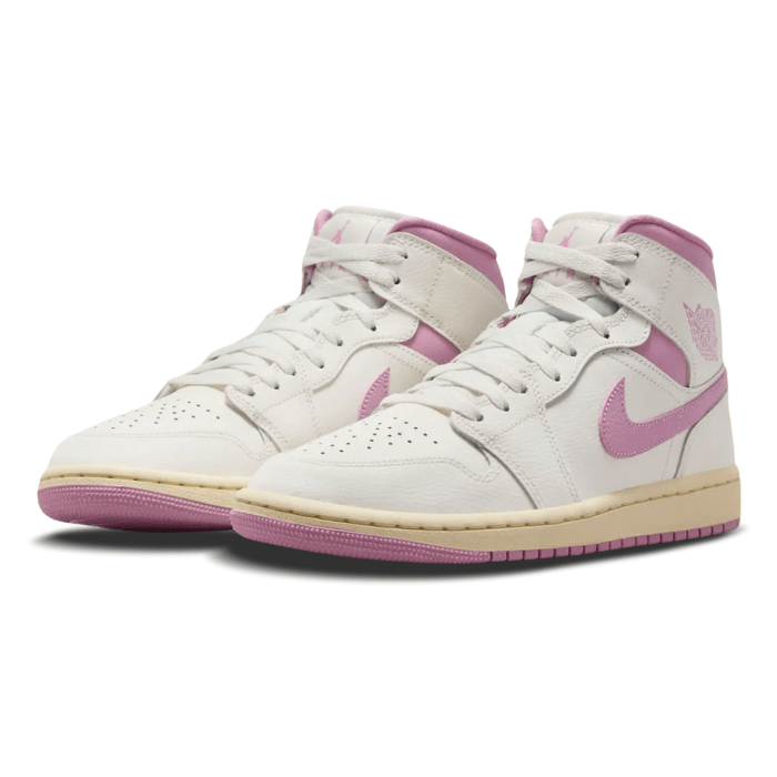 Jordan 1 Mid Sail Pink Coconut Milk (Women's)