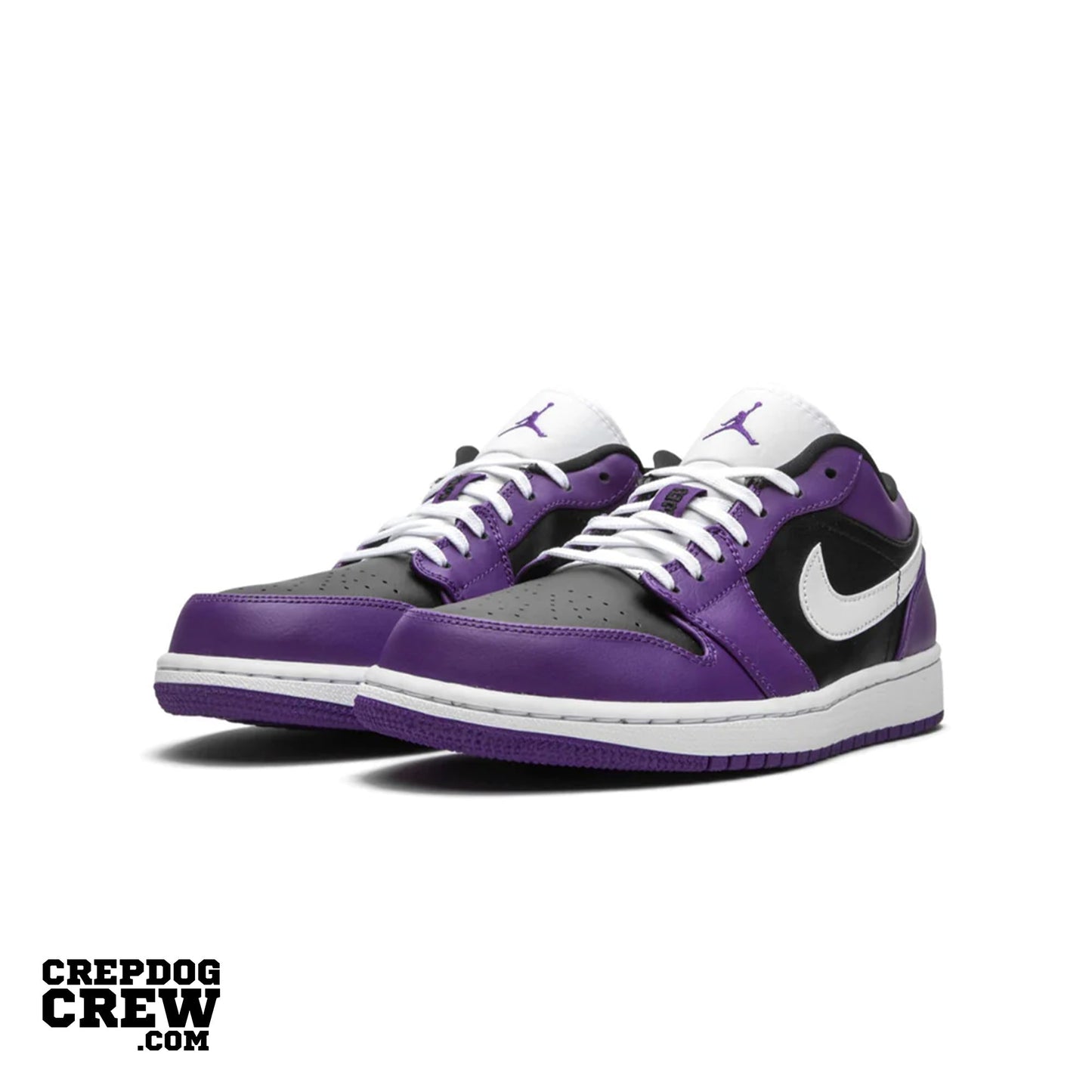 Jordan 1 Low Court Purple Black