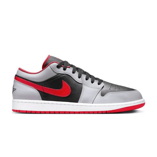 Jordan 1 Low Black Light Smoke Grey Gym Red