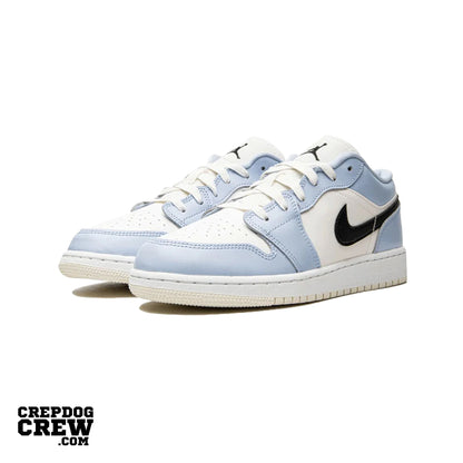 Jordan 1 Low Ice Blue Black (GS)