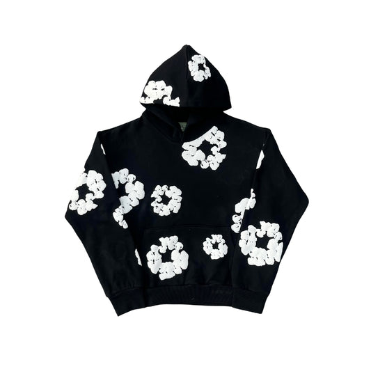 Jual Denim Tears The Cotton Wreath Black Hoodie