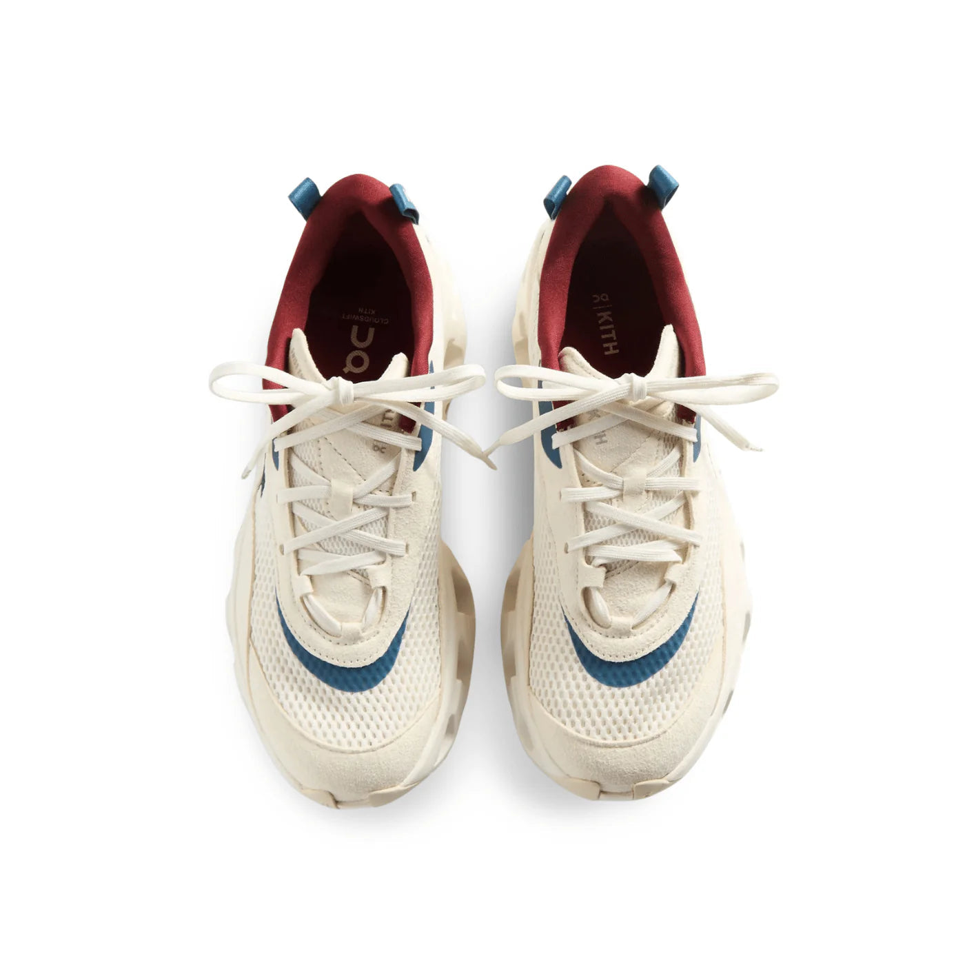 On Running K-Tech 2 Kith White Real Teal — ON CLOUD | Authentic India
