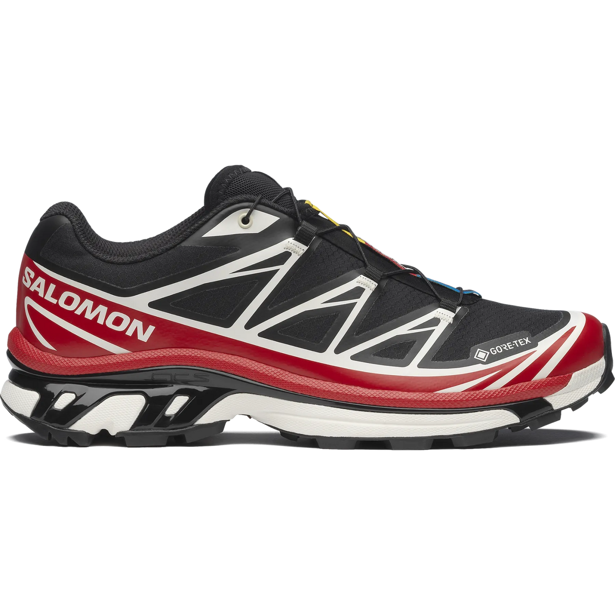 Salomon XT-6 GORE-TEX Black / Flame Scarlet / Vanilla Ice