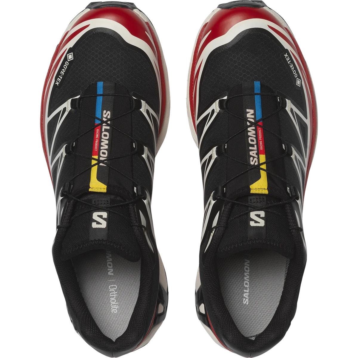 Salomon XT-6 GORE-TEX Black / Flame Scarlet / Vanilla Ice