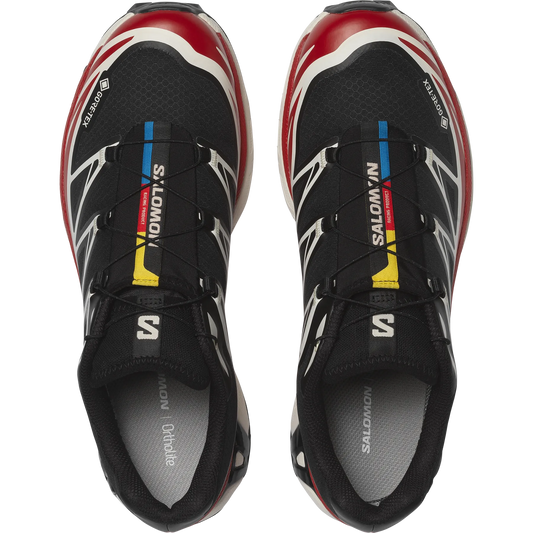 Salomon XT-6 GORE-TEX Black / Flame Scarlet / Vanilla Ice